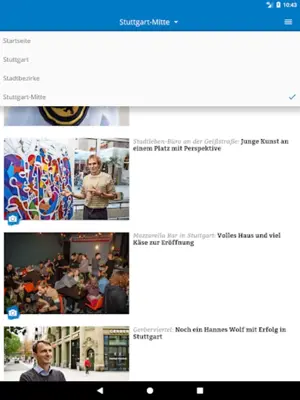 Stuttgarter Nachrichten. News aus Stuttgart. android App screenshot 1